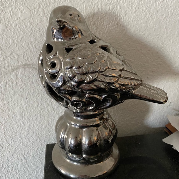 Grey bird insents decor boho vintage